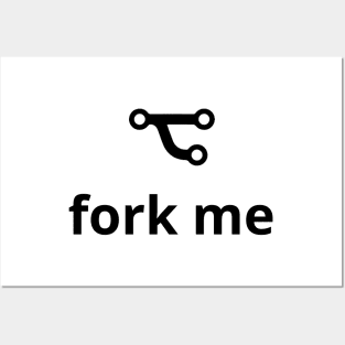 Fork Me - Git Graphic Posters and Art